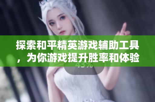 探索和平精英游戏辅助工具，为你游戏提升胜率和体验