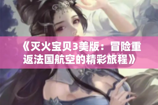 《灭火宝贝3美版：冒险重返法国航空的精彩旅程》
