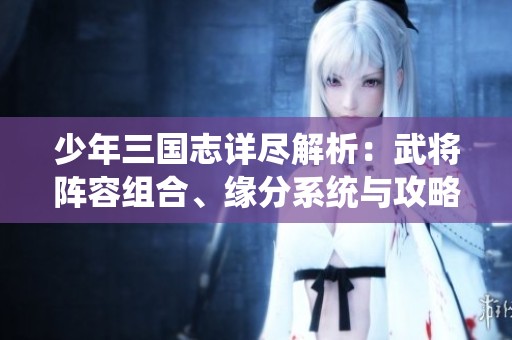 少年三国志详尽解析：武将阵容组合、缘分系统与攻略深度剖析