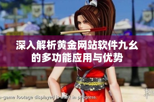 深入解析黄金网站软件九幺的多功能应用与优势