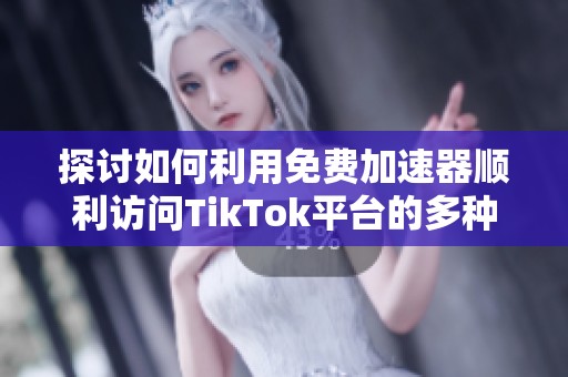 探讨如何利用免费加速器顺利访问TikTok平台的多种方法