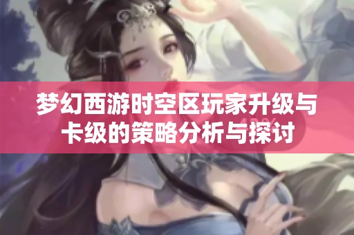 梦幻西游时空区玩家升级与卡级的策略分析与探讨