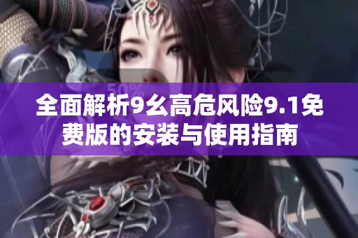 全面解析9幺高危风险9.1免费版的安装与使用指南