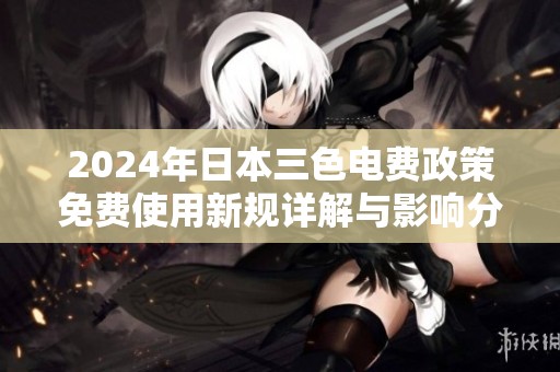 2024年日本三色电费政策免费使用新规详解与影响分析