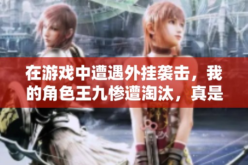在游戏中遭遇外挂袭击，我的角色王九惨遭淘汰，真是令人气愤不已！