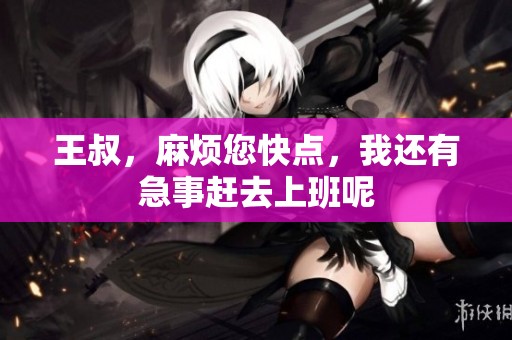 王叔，麻烦您快点，我还有急事赶去上班呢
