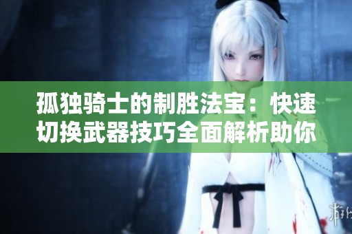 孤独骑士的制胜法宝：快速切换武器技巧全面解析助你征战四方