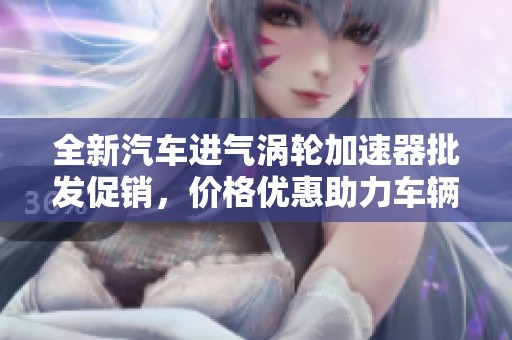 全新汽车进气涡轮加速器批发促销，价格优惠助力车辆性能提升
