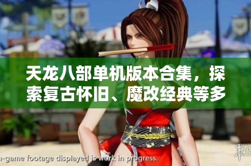 天龙八部单机版本合集，探索复古怀旧、魔改经典等多样化选择，体验不同风格的游戏乐趣