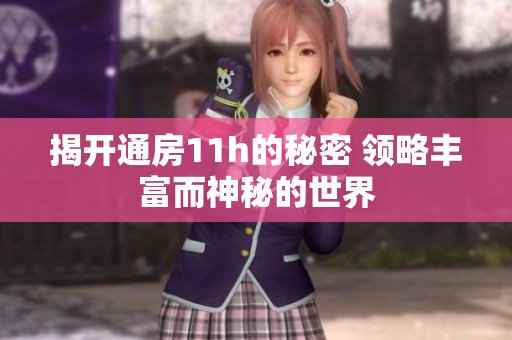 揭开通房11h的秘密 领略丰富而神秘的世界
