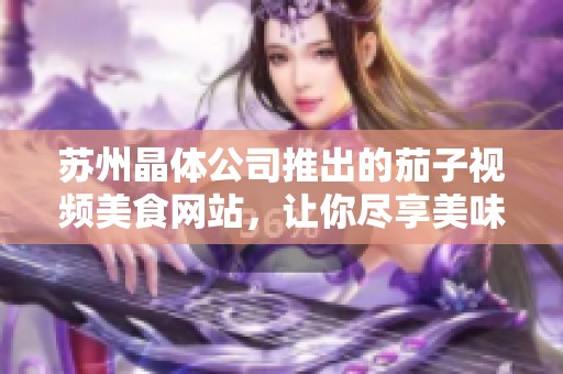 苏州晶体公司推出的茄子视频美食网站，让你尽享美味佳肴