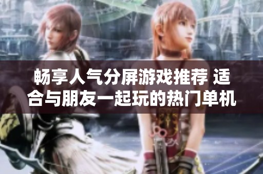 畅享人气分屏游戏推荐 适合与朋友一起玩的热门单机游戏合集