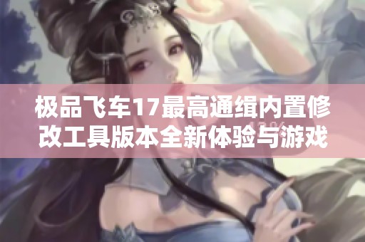 极品飞车17最高通缉内置修改工具版本全新体验与游戏乐趣解析