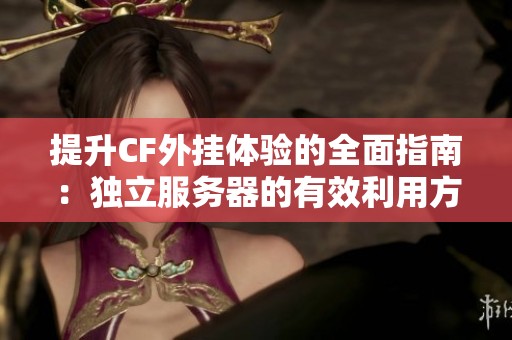 提升CF外挂体验的全面指南：独立服务器的有效利用方式解析