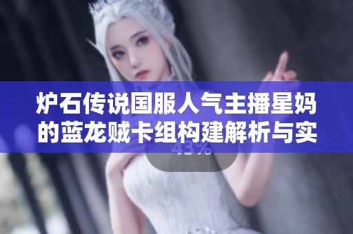 炉石传说国服人气主播星妈的蓝龙贼卡组构建解析与实战经验分享