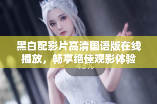 黑白配影片高清国语版在线播放，畅享绝佳观影体验