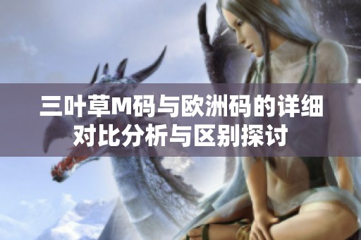 三叶草M码与欧洲码的详细对比分析与区别探讨