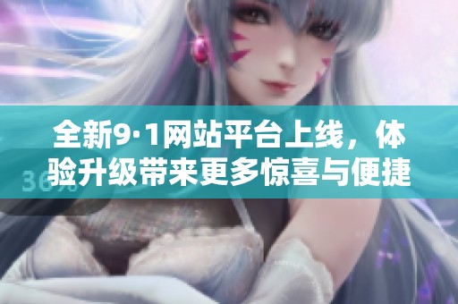 全新9·1网站平台上线，体验升级带来更多惊喜与便捷服务