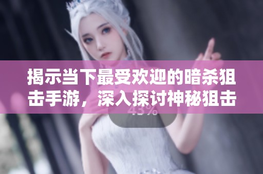 揭示当下最受欢迎的暗杀狙击手游，深入探讨神秘狙击世界的全面攻略与技巧