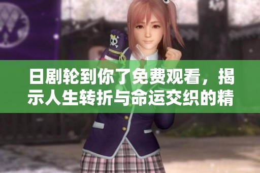 日剧轮到你了免费观看，揭示人生转折与命运交织的精彩剧情