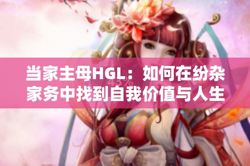 当家主母HGL：如何在纷杂家务中找到自我价值与人生意义