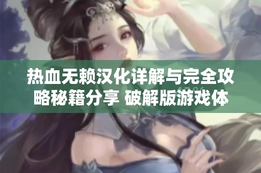 热血无赖汉化详解与完全攻略秘籍分享 破解版游戏体验提升指南