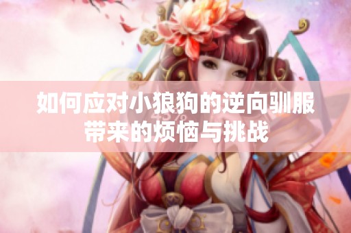 如何应对小狼狗的逆向驯服带来的烦恼与挑战