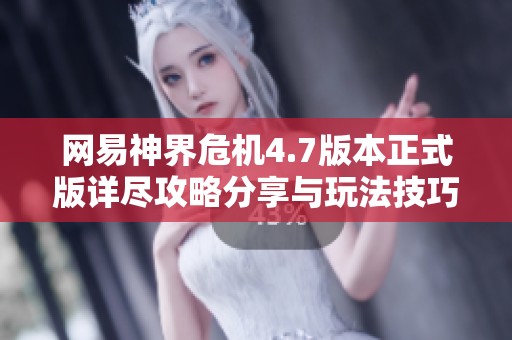 网易神界危机4.7版本正式版详尽攻略分享与玩法技巧大全