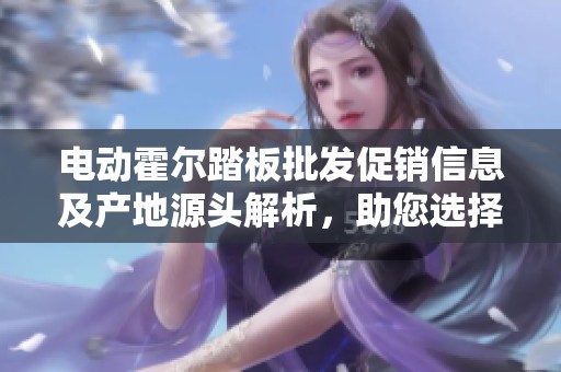 电动霍尔踏板批发促销信息及产地源头解析，助您选择优质产品