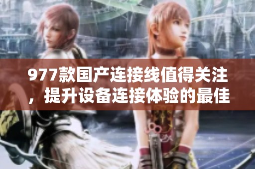 977款国产连接线值得关注，提升设备连接体验的最佳选择