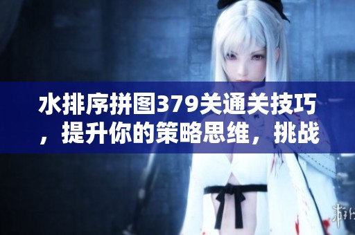 水排序拼图379关通关技巧，提升你的策略思维，挑战极限难度关卡的终极指南！