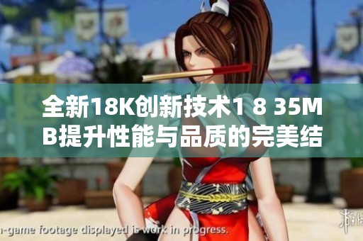 全新18K创新技术1 8 35MB提升性能与品质的完美结合