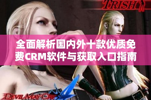 全面解析国内外十款优质免费CRM软件与获取入口指南