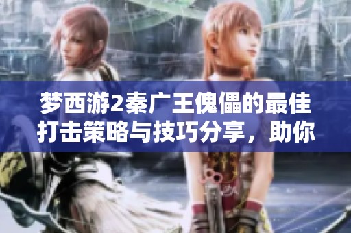 梦西游2秦广王傀儡的最佳打击策略与技巧分享，助你轻松应对挑战