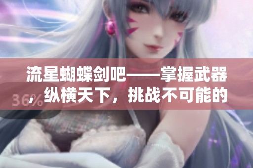 流星蝴蝶剑吧——掌握武器，纵横天下，挑战不可能的游戏世界与精彩 adventure