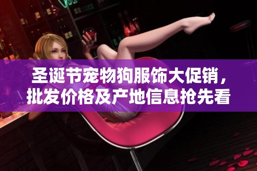 圣诞节宠物狗服饰大促销，批发价格及产地信息抢先看！