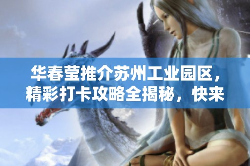 华春莹推介苏州工业园区，精彩打卡攻略全揭秘，快来看看吧