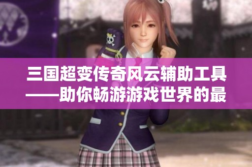 三国超变传奇风云辅助工具——助你畅游游戏世界的最佳伙伴