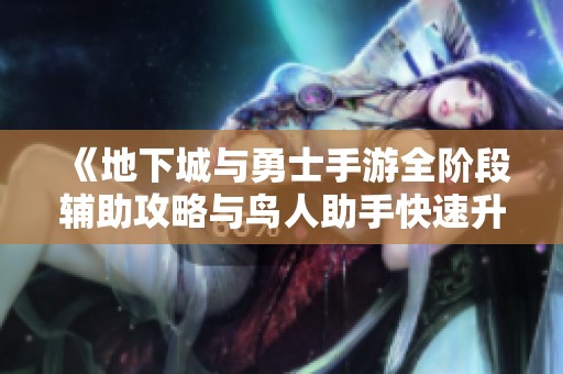 《地下城与勇士手游全阶段辅助攻略与鸟人助手快速升级技巧》