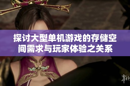 探讨大型单机游戏的存储空间需求与玩家体验之关系