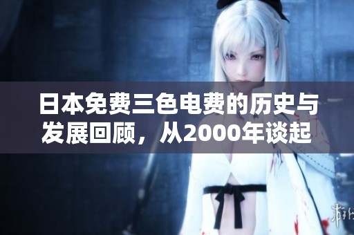 日本免费三色电费的历史与发展回顾，从2000年谈起