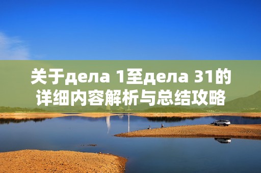 关于дела 1至дела 31的详细内容解析与总结攻略