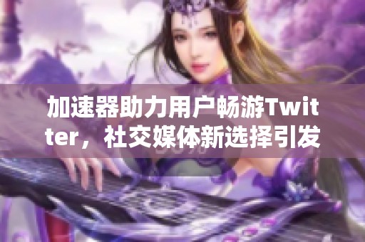 加速器助力用户畅游Twitter，社交媒体新选择引发关注