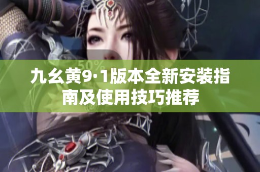 九幺黄9·1版本全新安装指南及使用技巧推荐