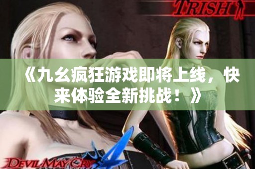 《九幺疯狂游戏即将上线，快来体验全新挑战！》