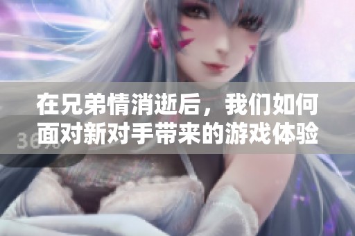 在兄弟情消逝后，我们如何面对新对手带来的游戏体验变化
