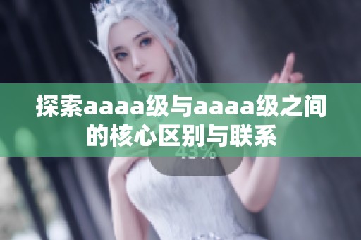 探索aaaa级与aaaa级之间的核心区别与联系