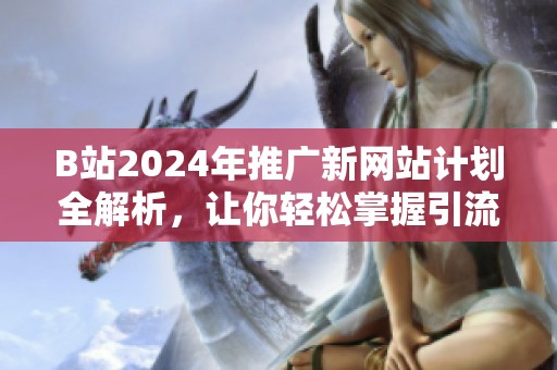 B站2024年推广新网站计划全解析，让你轻松掌握引流技巧