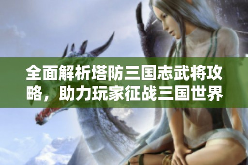 全面解析塔防三国志武将攻略，助力玩家征战三国世界