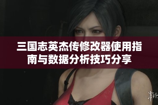 三国志英杰传修改器使用指南与数据分析技巧分享